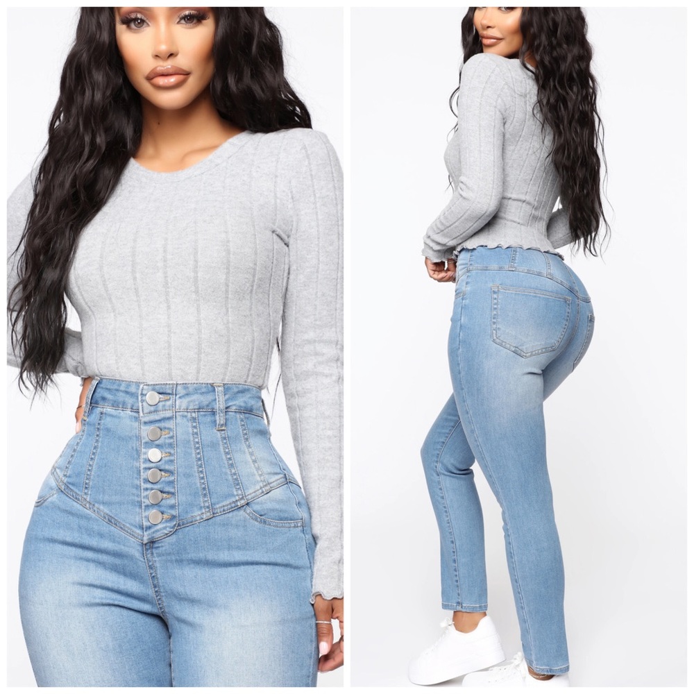 Fashion Nova gray Sweater